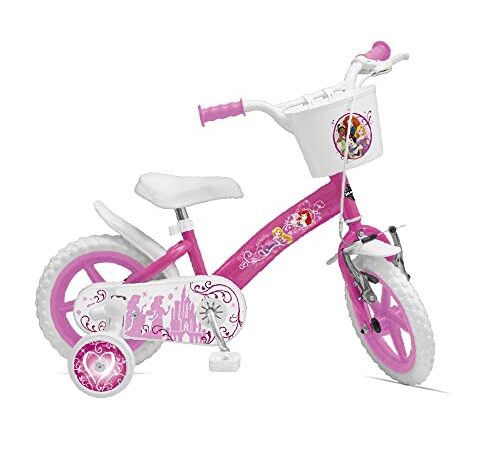 Huffy, Bicicletta 12 pollici Disney Princess Baby-Girls, Rosa, One size