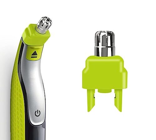 Lama Philips OneBlade Naso e Orecchie, Sostituzione Oneblade, Testina compatibile per Rasoio Philips OneBlade e Pro Shaver, Pezzi di Ricambio in Acciaio Inossidabile, Tagliacapelli One Blade (1 unità)