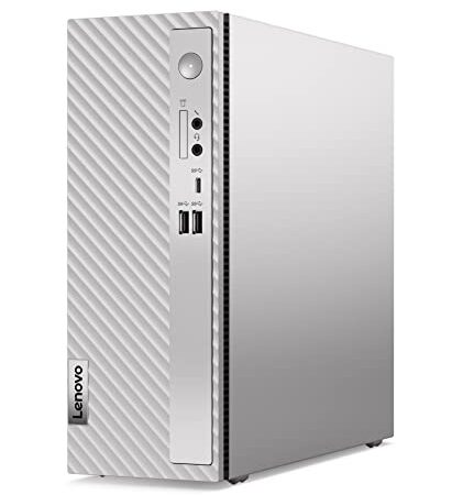 Lenovo IdeaCentre 3 Gen 7 - Desktop (Processore Intel Core i3-12100, 512GB SSD, RAM 8GB, DVD±RW, WiFi 6, Windows 11 Home) Tastiera e Mouse USB (Black) - Cloud Grey