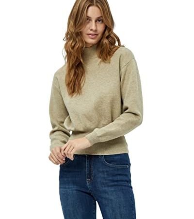 Minus Jose Knit Turtleneck, Maglione, Donna, Marrone (397 Wood Smoke), M