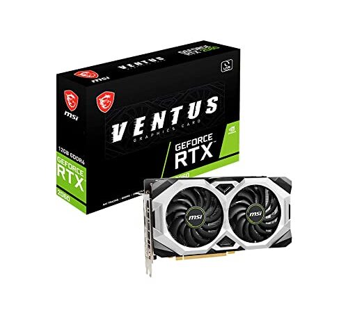 MSI GeForce RTX 2060 Ventus 12G (12GB GDDR6/PCI Express 3.0/1650MHz/14000MHz)