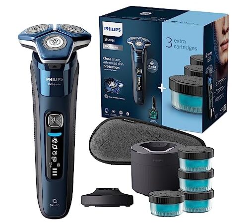 Philips Shaver Serie 7000, Rasoio Elettrico Wet & Dry (modello S7885/63)