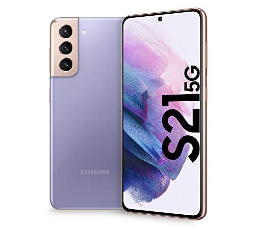 Samsung Smartphone Galaxy S21 5G, Caricatore incluso, Display 6.2" Dynamic AMOLED 2X, 4 fotocamere, 128 GB, RAM 8GB, 4000mAh, Dual SIM + eSIM, (2021) [Versione Italiana], Phantom Violet