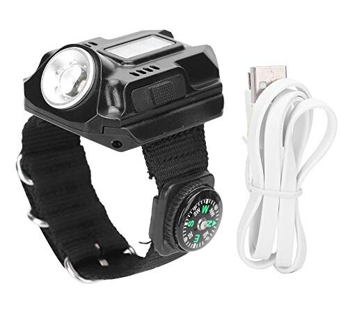 VGEBY Torcia a LED da Polso Torcia a Mano con Display Orologio elettronico Orologio Multifunzione Luce Orologio con Display Flashlight FAL¨° Flashlight FAL¨° Orologio con Orologio con Torcia LED