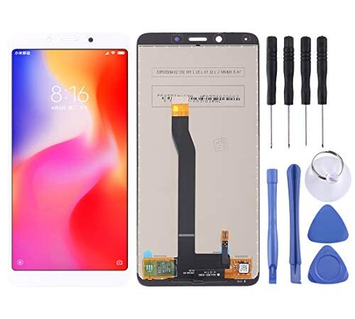 Zhouzl Xiaomi Spare Schermo LCD e digitalizzatore Assemblaggio Completo for Xiaomi Redmi 6 / 6A (Nero) Xiaomi Spare (Colore : Bianca)