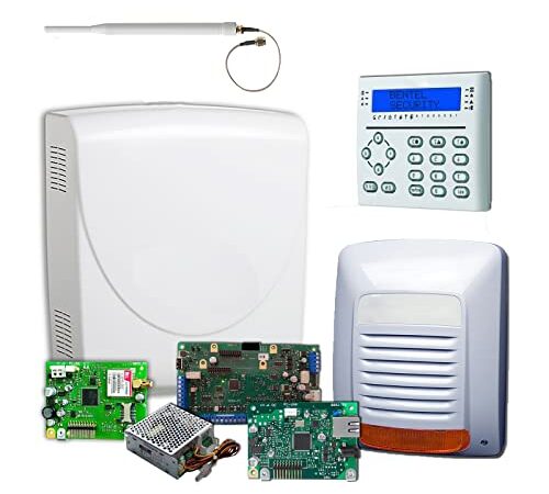 Bentel Security - Kit Allarme Casa Bentel Professionale Antifurto Absoluta Plus ABS48 Zone + Scheda IP - KITABS48-IP