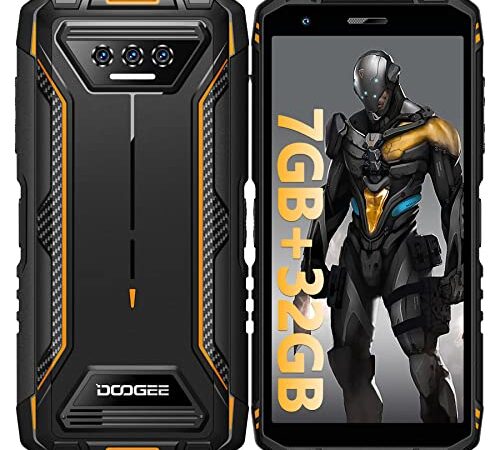 DOOGEE S41 Pro（2023）Rugged Smartphone Android 12, 7GB+32GB/1TB Telefono Indistruttibile, 6300mAh, 5.5" Schermo, 13MP + 8MP Fotocamera, IP68 Impermeabile Cellulare Antiurto/Dual SIM 4G/Face ID/NFC/OTG