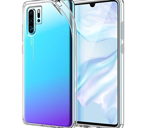 JETech Cover Compatibile Huawei P30 Pro, Custodia Case con Materiale TPU Premium, Prova di Scossa (HD Chiaro)