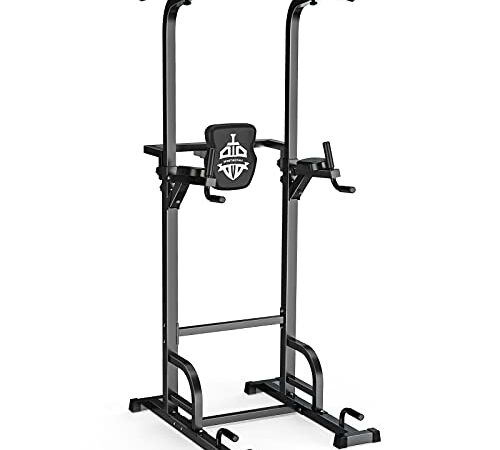 Sportsroyals Power Tower - Barra per trazioni in casa, Palestra, Allenamento, 200 kg