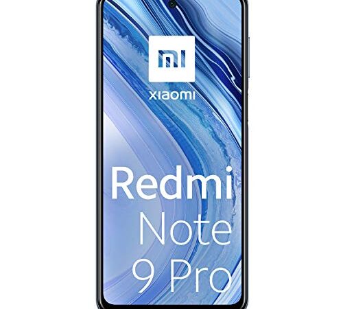 Xiaomi Redmi Note 9 Pro Smartphone, 6 GB + 128 GB, 6.67" DotDisplay, 64 MP AI Quad Camera, 5020mAh (typ) NFC, Grigio (Interstellar Grey)