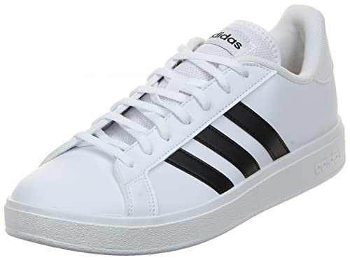 adidas Grand Court, Sneakers Uomo, Bianco Ftwr White Core Black Ftwr White, 43 1/3 EU