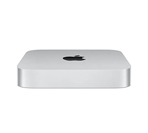 Apple 2023 Computer desktop Mac mini con chip M2, 8GB di RAM, 256GB di archiviazione SSD, Gigabit Ethernet. Compatibile con iPhone/iPad