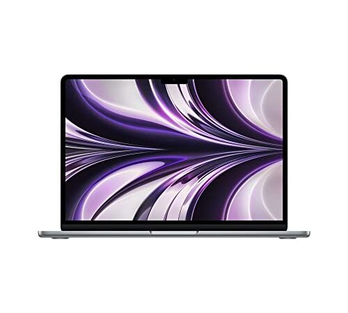 Apple PC Portatile MacBook Air 2022 con chip M2: display Liquid Retina 13,6", 8GB di RAM, 256GB di archiviazione​​​​​​​ SSD storage, tastiera retroilluminata; color​​​​​​​ Grigio siderale