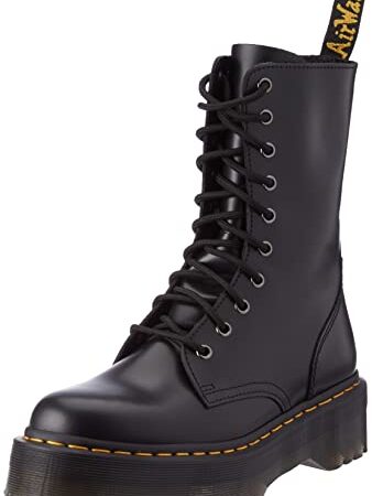 Dr. Martens, bovver Boots Unisex-Adulto, Black, 38 EU