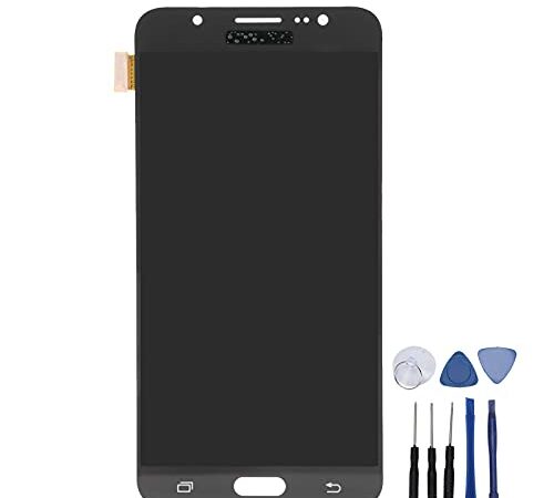 Goshyda Sostituzione dello Schermo per Samsung J7 2016, Display LCD Touch Digitizer Assembly per Galaxy J710 SM-J710 J710DS J710H J710MN J710GN J710K J710FN, ECC(Nero)