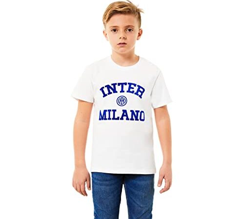 Inter T-Shirt Bambina, Prodotto Ufficiale, Collezione Back to Stadium