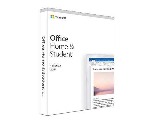 Microsoft Office Home and Student 2019| copia unica per 1 PC (Windows 10) o Mac | Box