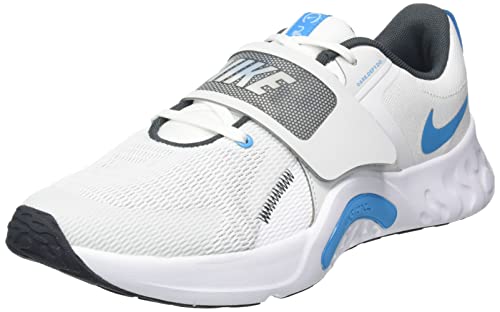 Nike Renew Retaliation 4, Scarpe da Allenamento Uomo, Bianco (White Blue Lightning Anthracite), 45 EU