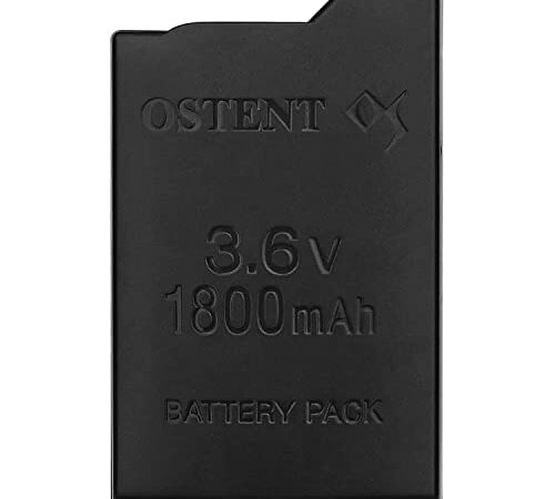 OSTENT Alta Capacità Qualità Vero 1800mAh 3.6V Lithium Ion Li-ion polymer Ricaricabile Batteria Pacco Sostituzione per Sony PSP 1000 PSP-110 Consolle