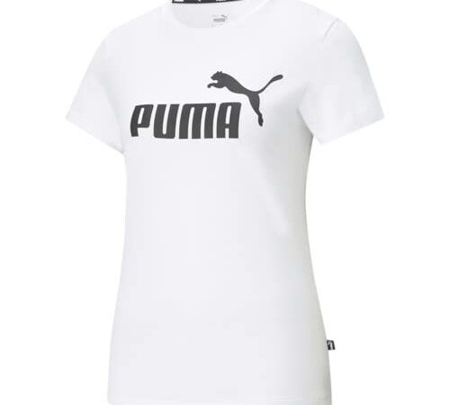 PUMA Donna Maglietta, Bianco (Puma White), XL