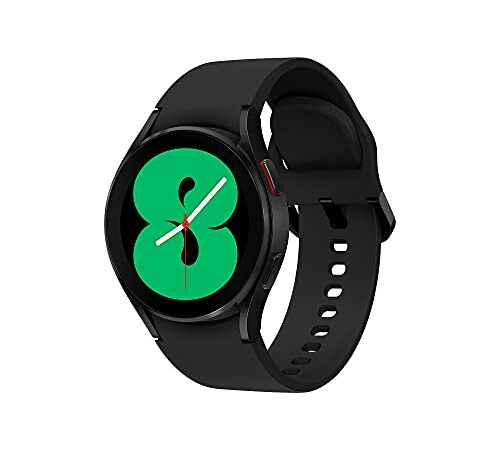Samsung Galaxy Watch4 40mm Orologio Smartwatch, Monitoraggio Salute, Fitness Tracker, Batteria lunga durata, Bluetooth, Nero, 2021 [Versione Italiana]