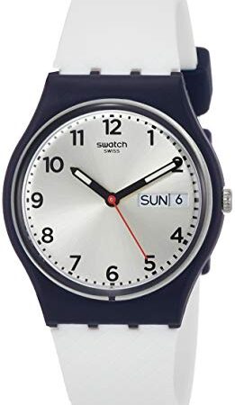 Swatch Orologio Unisex Digitale al Quarzo con Cinturino in Silicone – GN720