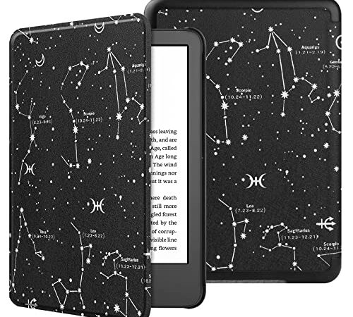 VOVIPO Custodia protettiva Slimshell per nuovissimo Kindle 6 pollici (11a generazione, versione 2022), non si adatta a Kindle Paperwhite e Kindle 2019-Constellation